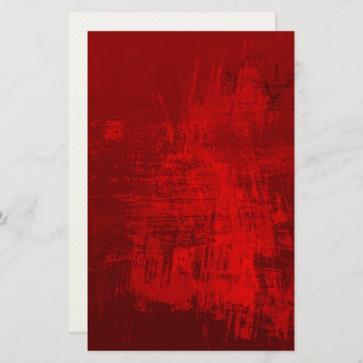 Tief roter rustikaler Textur Abstrakter Hintergrun Briefpapier (Vorne/Hinten)