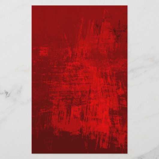 Tief roter rustikaler Textur Abstrakter Hintergrun Briefpapier (Vorderseite)