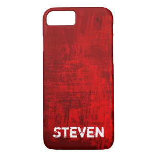 Tief roter rustikaler Textur Abstrakter Hintergrun Case-Mate iPhone Hülle