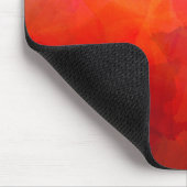 Tief rotes orangefarbenes Gelbfarben Hintergrund Mousepad (Ecke)