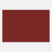 Tief rotes Set/Wrapping Paper (3) Geschenkpapier Set (Vorderseite 3)