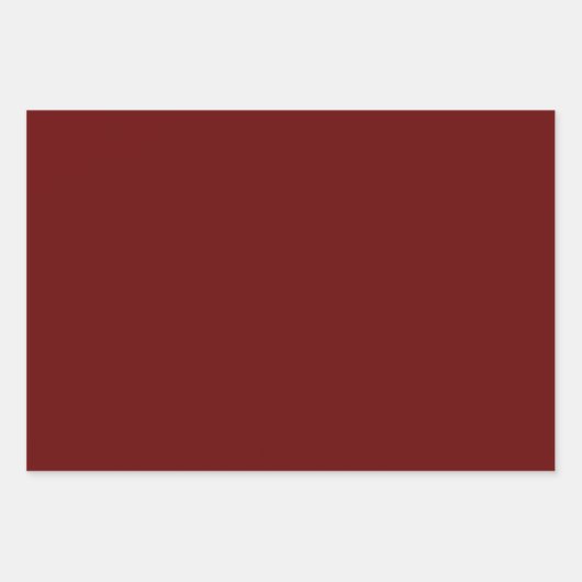 Tief rotes Set/Wrapping Paper (3) Geschenkpapier Set (Vorderseite 3)