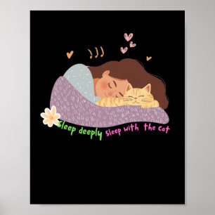 Tief schlafen poster