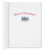TIEF SCHNEESCHNEE FLAMINGO, CHRISTMAS GREETCARD V (Innen (Rechts))