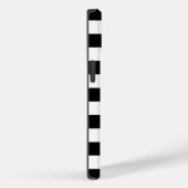 Tief schwarze Streifen Name oder Monogramm iPhone Case-Mate iPhone Hülle (Rückseite / Rechts)