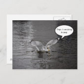 Tief tauchen postkarte (Vorne/Hinten)