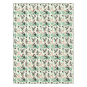 Tief tropische Ozeankoralle Seashell Wasserfarbe Tischdecke (Vorderseite)