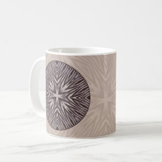 Tief verwurzelte kundenspezifische Mandala • Tasse (Vorderseite Links)