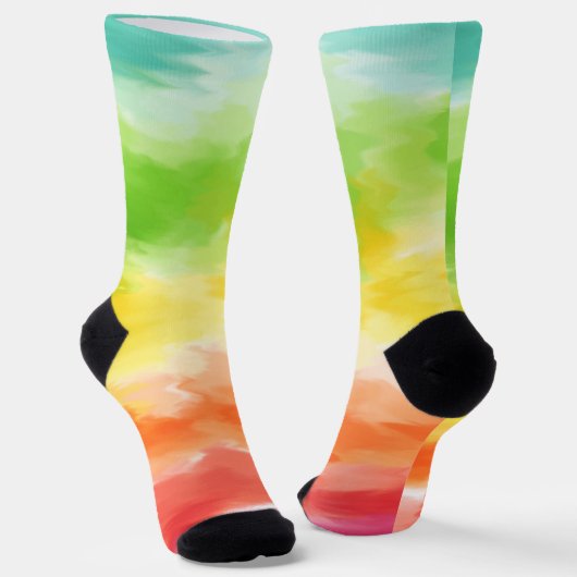 Tiefärben Socken (Gewinkelt)