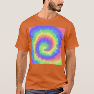 Tiefärbung 70er retro T-Shirt