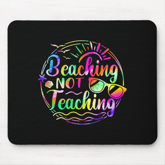 Tiefärbung Bleichen nicht lehrender Sommerlehrer S Mousepad (Vorne)