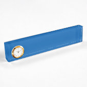 Tiefblau Namensplakette
