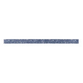 Tiefblaue Glitter-Geburtstag Satinband (Vorderseite)