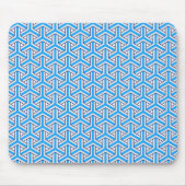 Tiefblaue japanische Muster-Mauspad Mousepad (Vorne)