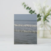 Tiefblaue Meere Postkarte (Stehend Vorderseite)