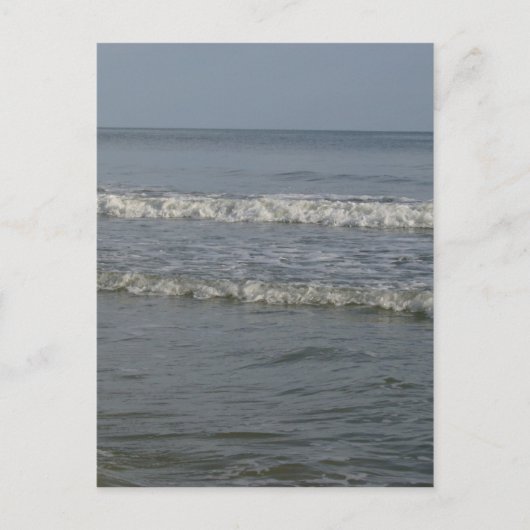 Tiefblaue Meere Postkarte (Vorderseite)