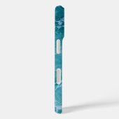 Tiefblaue Ozeanwellen Case-Mate iPhone Hülle (Rückseite / Rechts)