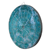 Tiefblaue Ozeanwellen Dartscheibe (Vorderseite rechts)