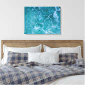 Tiefblaue Ozeanwellen Leinwanddruck (Insitu (Schlafzimmer))