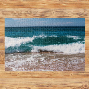 Tiefblaue Ozeanwellen Puzzle