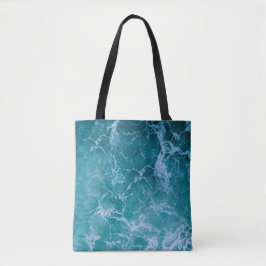 Tiefblaue Ozeanwellen Tasche