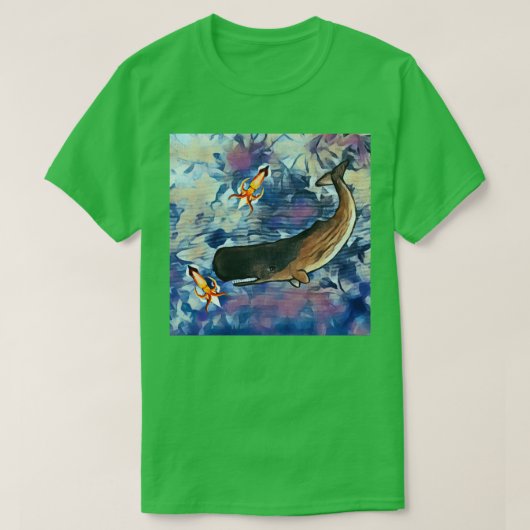 Tiefblaue See T-Shirt (Design vorne)