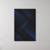 Tiefblaue Tiefe Leinwanddruck (Vorderseite)