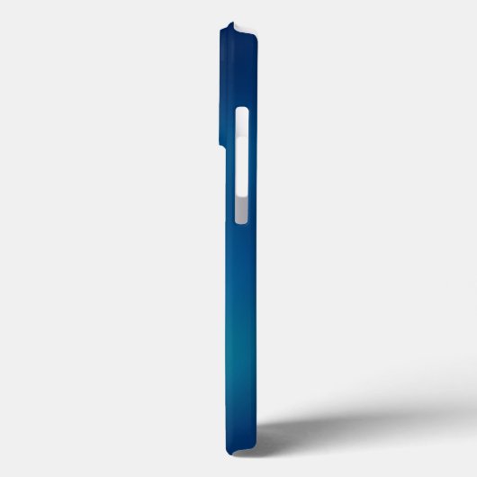 Tiefblaue Unterwasseransicht Personalisiert Case-Mate iPhone Hülle (Rückseite / Links)