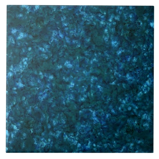 Tiefblauer Metallischer Smokey-Marmor Fliese (Vorderseite)