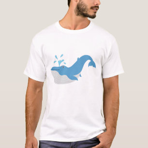Tiefblauer Ozeanwal T-Shirt