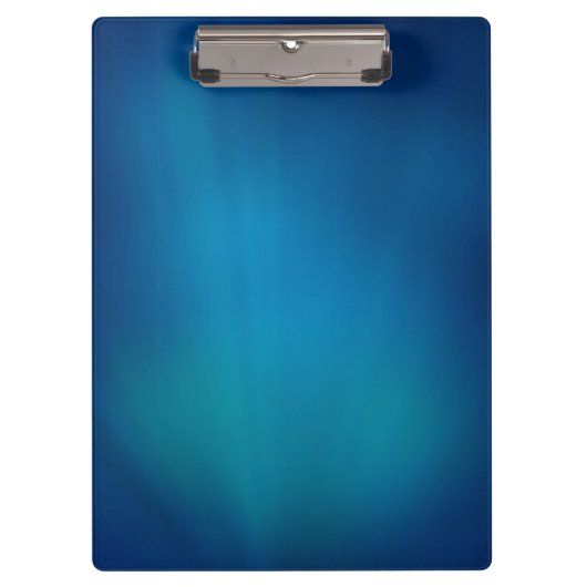 Tiefblauer Unterwasser-Glanz Klemmbrett (Vorderseite)