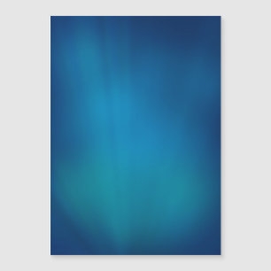 Tiefblauer Unterwasser-Glanz Magnetkarte