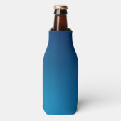 Tiefblaues Unterwasser-Glow Flaschenkühler (Flaschenvorderseite)