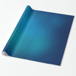 Tiefblaues Unterwasser-Glow Geschenkpapier
