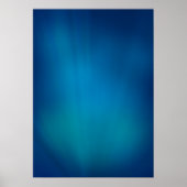 Tiefblaues Unterwasser-Glow Poster (Vorne)