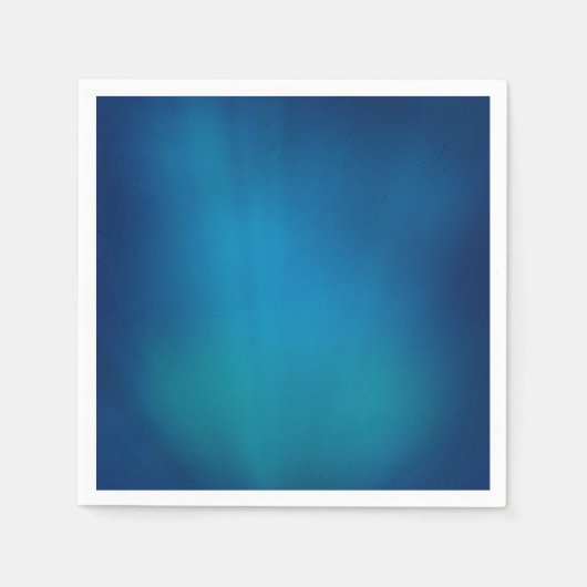 Tiefblaues Unterwasser-Glow Serviette (Vorderseite)