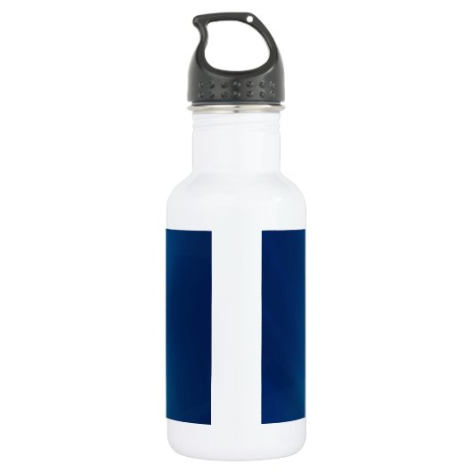 Tiefblaues Unterwasser-Glow Trinkflasche (Rückseite)