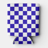 Tiefblaukariert  dosenkühler (Vorderseite)