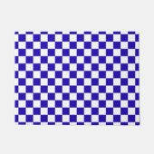 Tiefblaukariert fußmatte (Vorderseite)