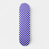 Tiefblaukariert  skateboard (Vorne)