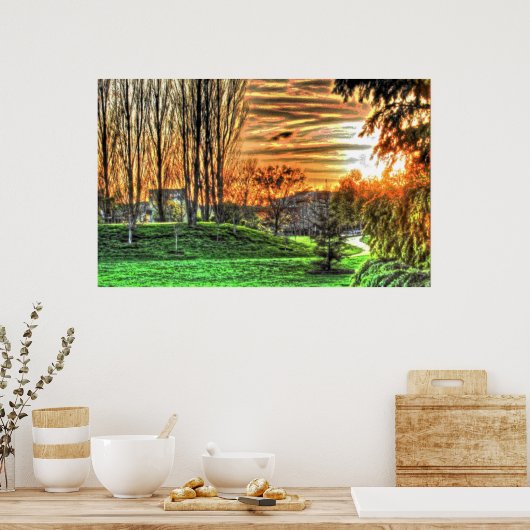 Tiefe 17 Bristle Lum Poster (Küche)