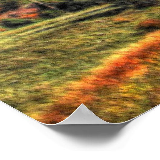 Tiefe 38 Bristle Poster (Ecke)