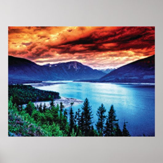 Tiefe 60 Bristle focus2 cmyk Poster (Vorne)