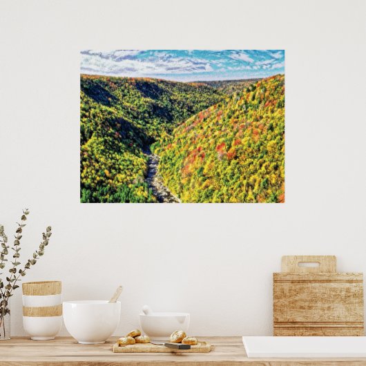 Tiefe 70 Ölmücke Poster (Küche)