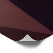 Tiefe abstrakte Geometrie Poster (Ecke)