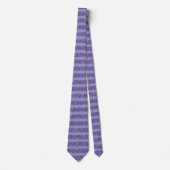 Tiefe Amethyst Glitter Style horizontale Streifen Krawatte (Vorderseite)