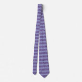Tiefe Amethyst Glitter Style horizontale Streifen Krawatte (Rückseite)