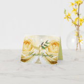 Tiefe Beileid_ Karte (Gelbe Blume)