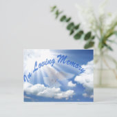 Tiefe Beileid_ Postkarte (Stehend Vorderseite)