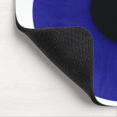 Tiefe blaue Augapfel-Mausunterlage Mousepad (Ecke)